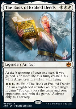 The Book of Exalted Deeds (Promo Pack) [Dungeons & Dragons: Adventures in the Forgotten Realms Promos] | I Want That Stuff Brandon