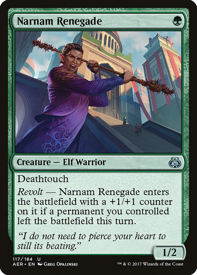 Narnam Renegade [Aether Revolt] | I Want That Stuff Brandon