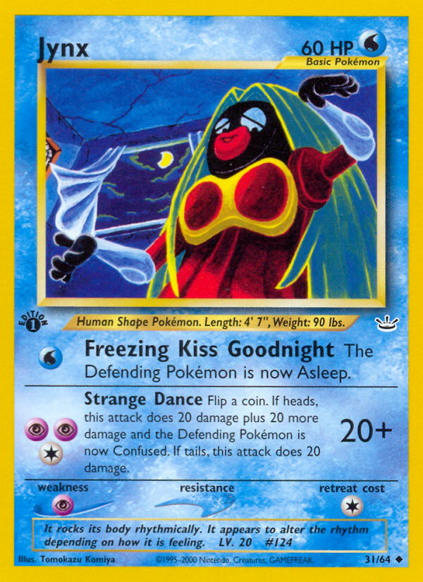 Jynx (31/64) [Neo Revelation 1st Edition] | I Want That Stuff Brandon