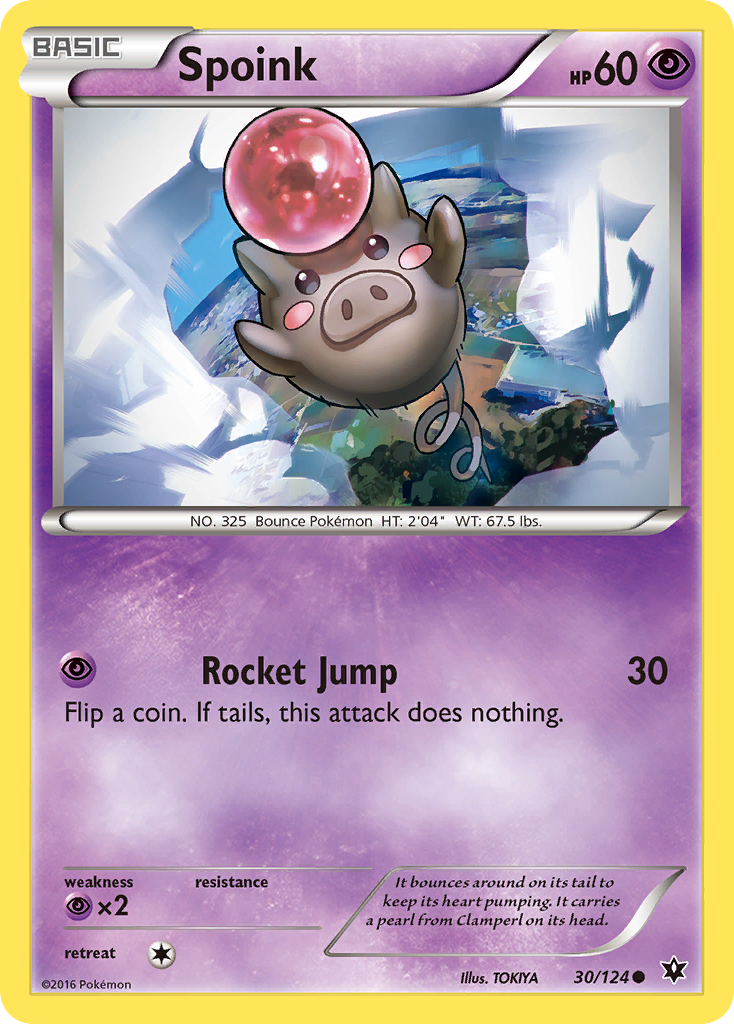Spoink (30/124) [XY: Fates Collide] | I Want That Stuff Brandon