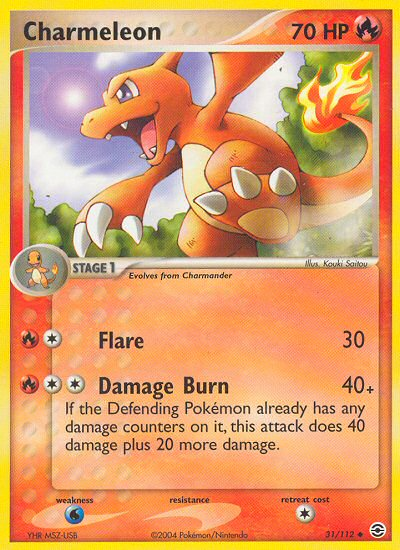 Charmeleon (31/112) [EX: FireRed & LeafGreen] | I Want That Stuff Brandon