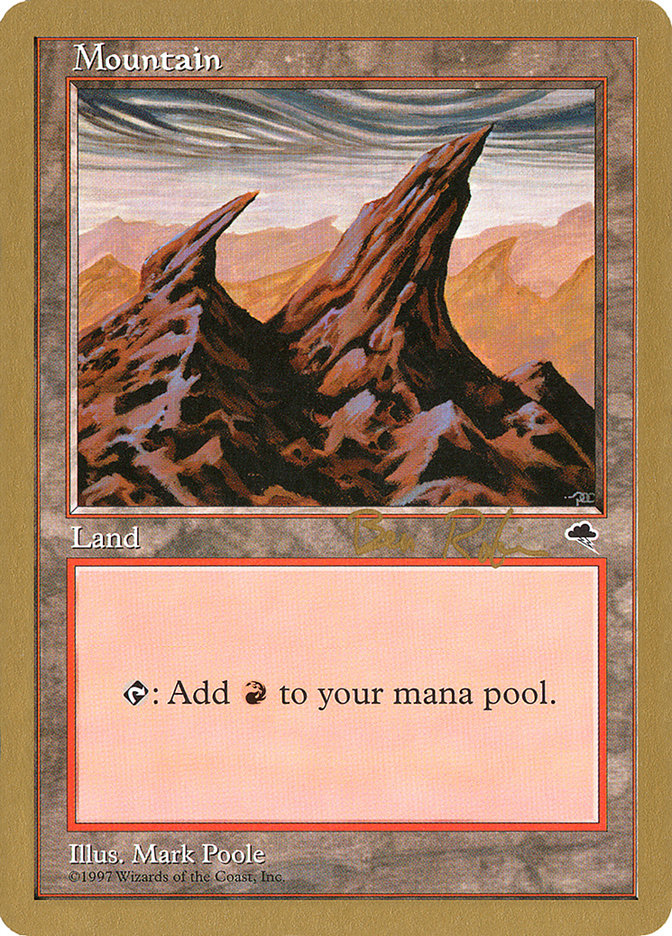 Mountain (br344) (Ben Rubin) [World Championship Decks 1998] | I Want That Stuff Brandon