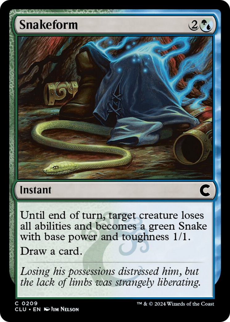 Snakeform [Ravnica: Clue Edition] | I Want That Stuff Brandon