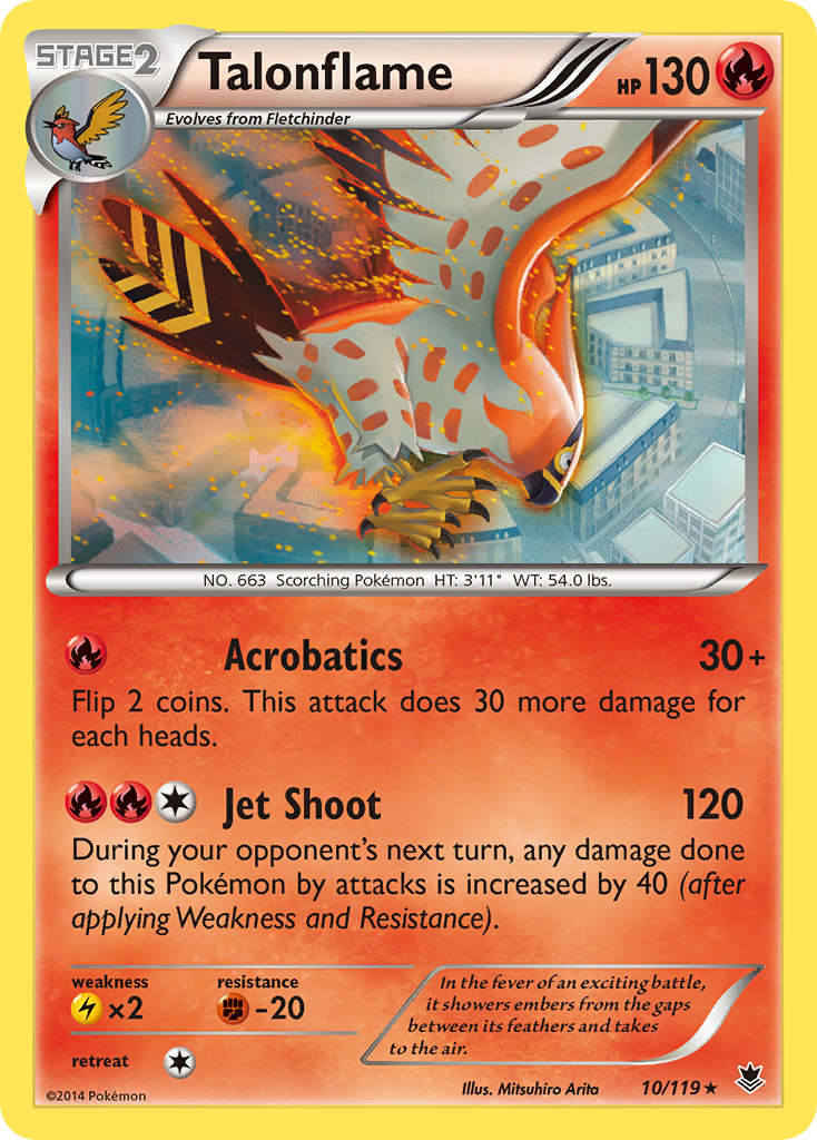 Talonflame (10/119) [XY: Phantom Forces] | I Want That Stuff Brandon