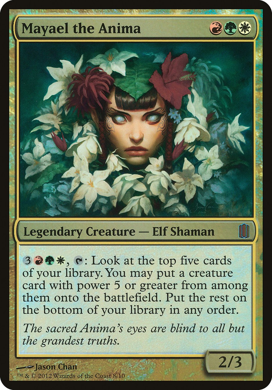 Mayael the Anima (Oversized) [Commander's Arsenal Oversized] | I Want That Stuff Brandon