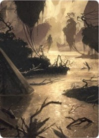 Murkwater Pathway Art Card [Zendikar Rising Art Series] | I Want That Stuff Brandon