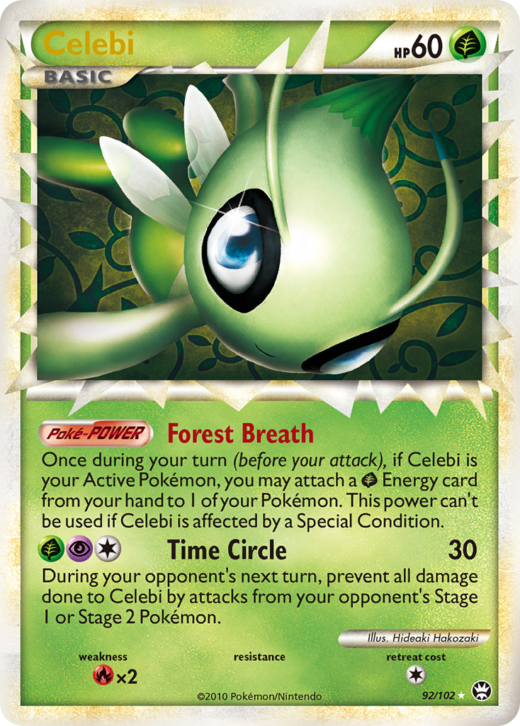 Celebi (92/102) [HeartGold & SoulSilver: Triumphant] | I Want That Stuff Brandon