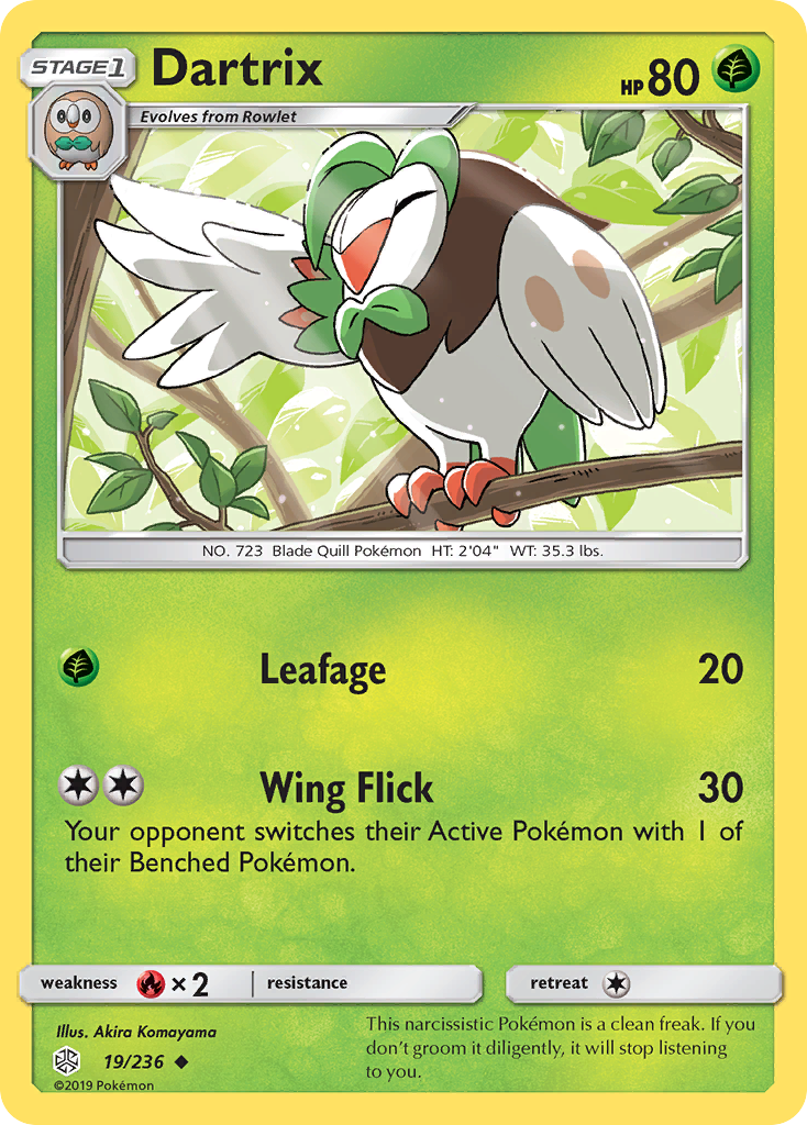 Dartrix (19/236) [Sun & Moon: Cosmic Eclipse] | I Want That Stuff Brandon