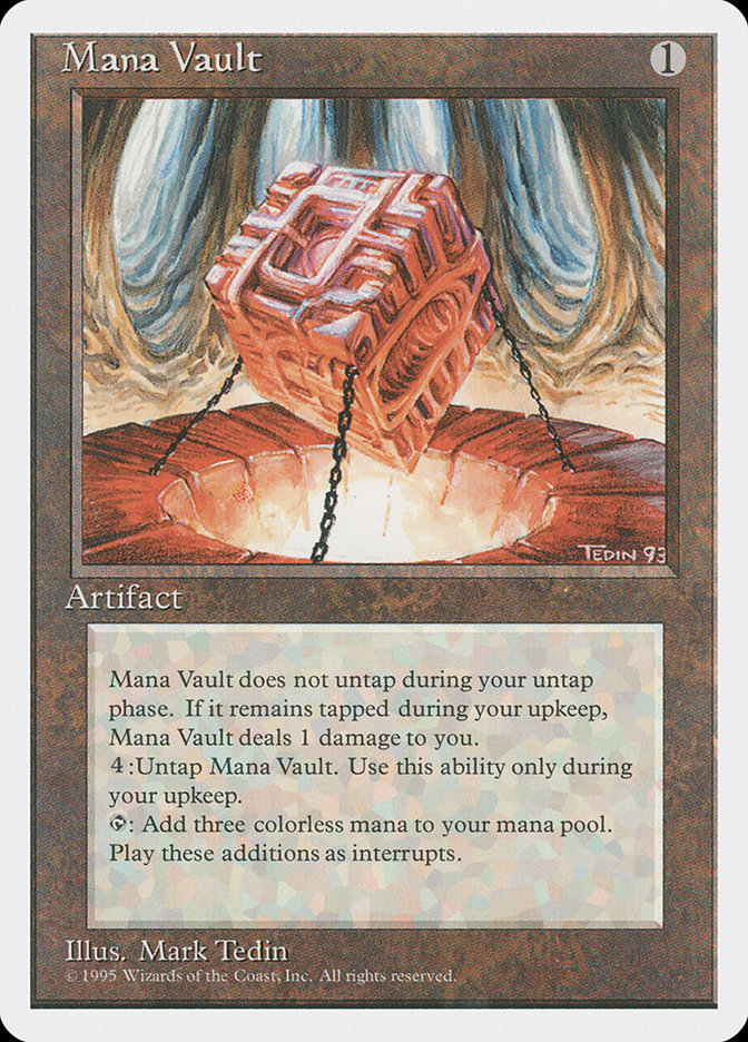 Mana Vault [Fourth Edition] | I Want That Stuff Brandon