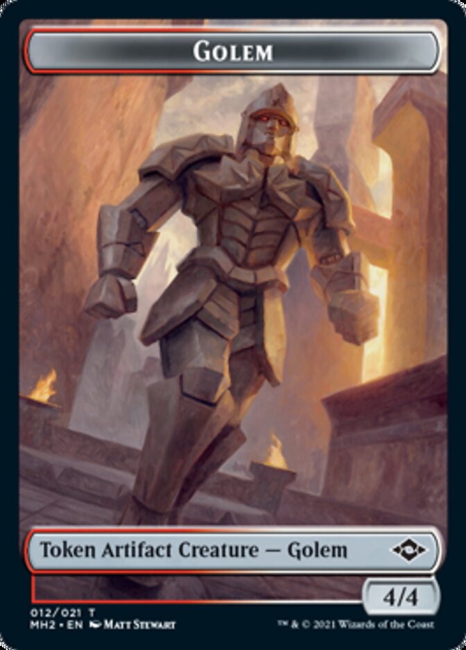 Golem Token [Modern Horizons 2 Tokens] | I Want That Stuff Brandon