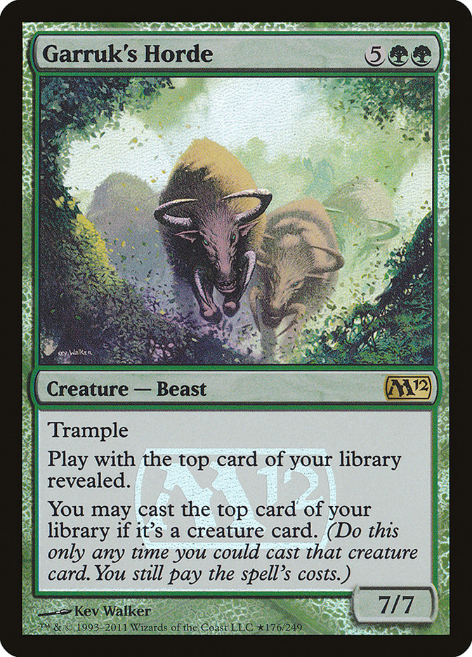 Garruk's Horde [Magic 2012 Prerelease Promos] | I Want That Stuff Brandon