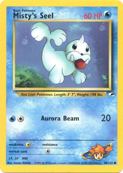 Misty's Seel (88/132) [Gym Heroes Unlimited] | I Want That Stuff Brandon