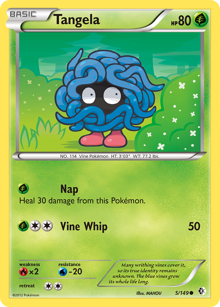 Tangela (5/149) [Black & White: Boundaries Crossed] | I Want That Stuff Brandon