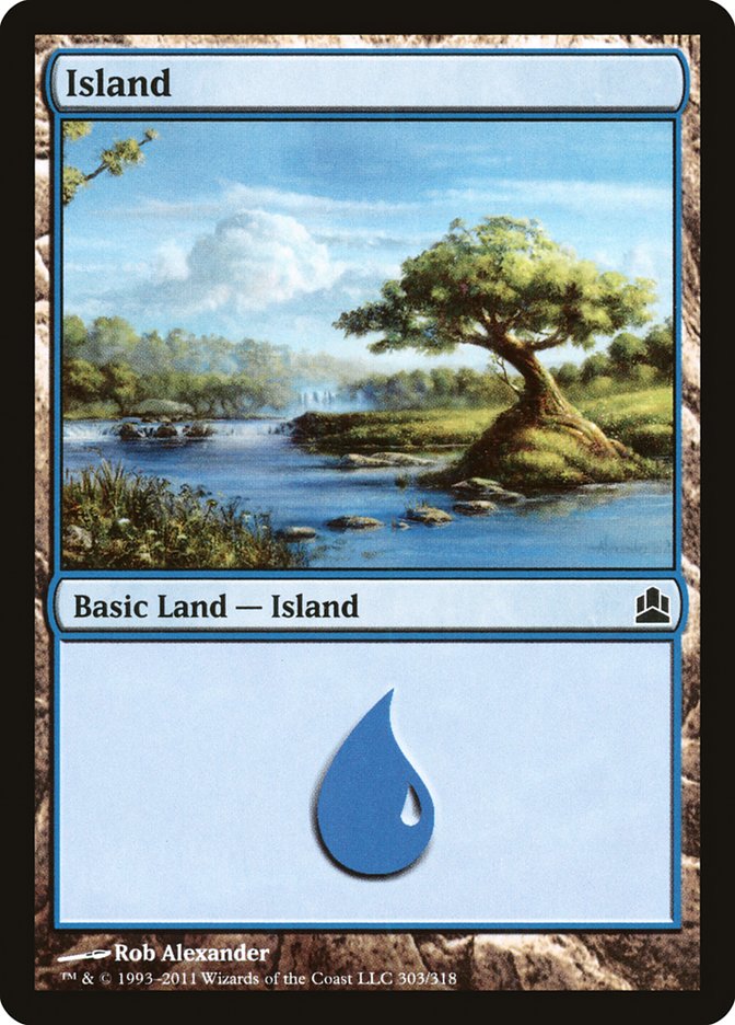 Island (303) [Commander 2011] | I Want That Stuff Brandon