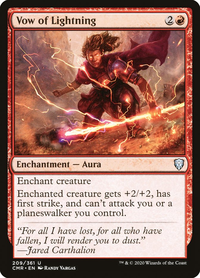 Vow of Lightning [Commander Legends] | I Want That Stuff Brandon