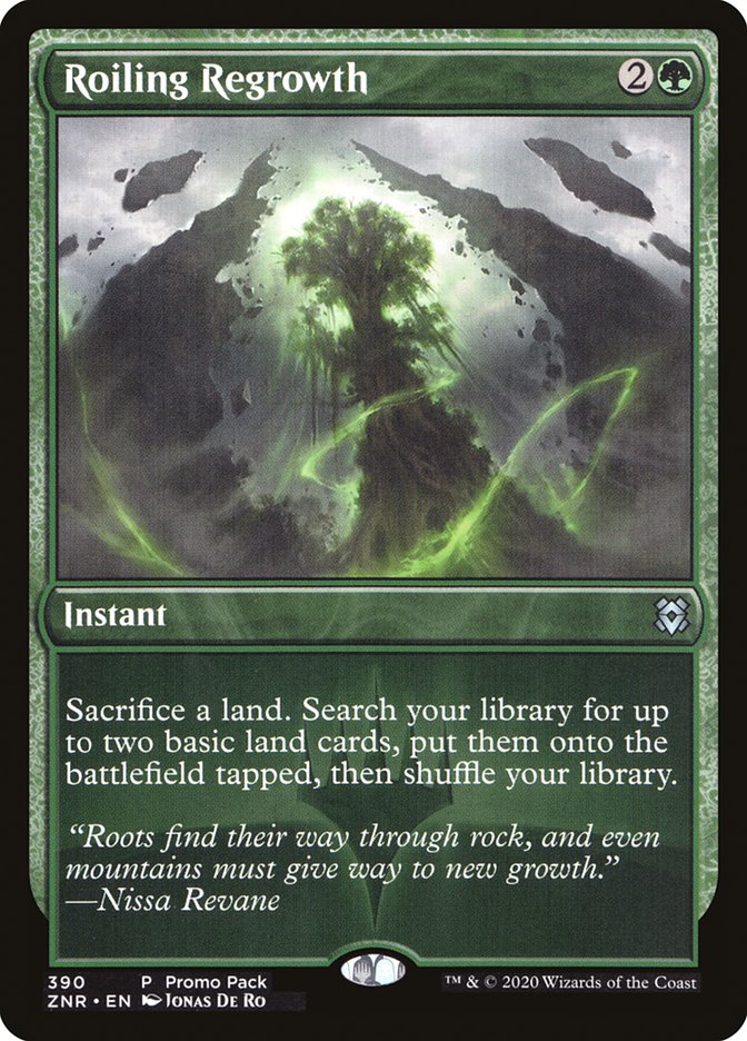 Roiling Regrowth (Promo Pack) [Zendikar Rising Promos] | I Want That Stuff Brandon