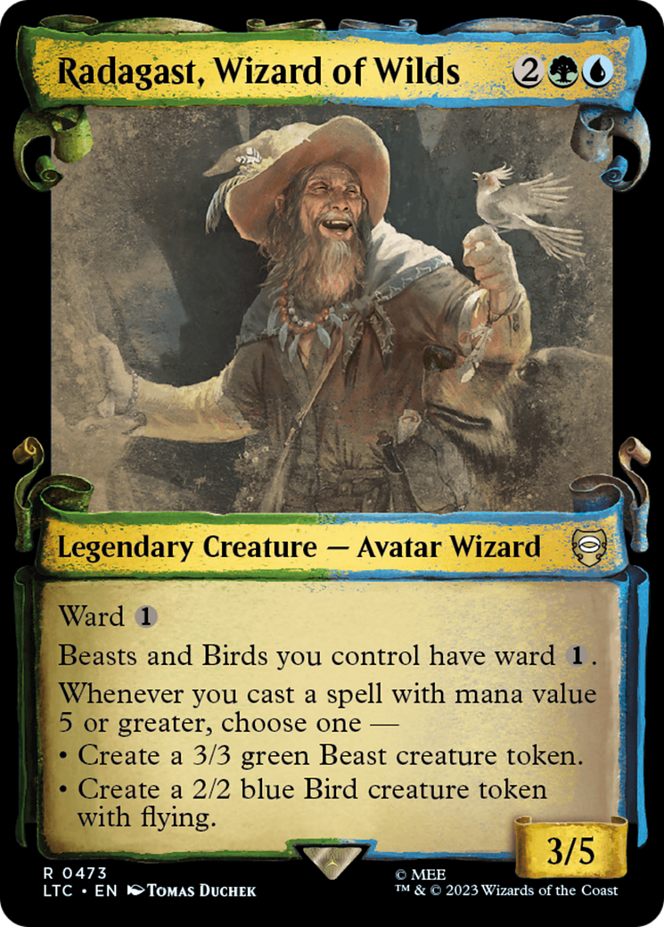 Radagast, Wizard of Wilds [The Lord of the Rings: Tales of Middle-Earth Commander Showcase Scrolls] | I Want That Stuff Brandon