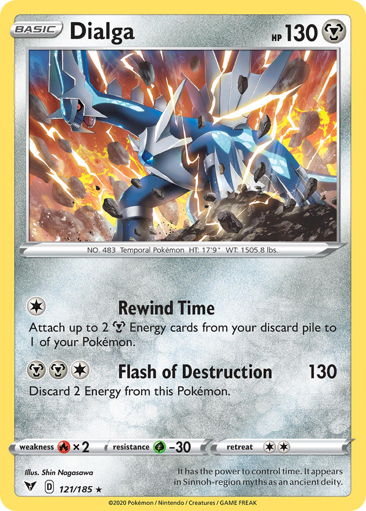 Dialga (121/185) [Sword & Shield: Vivid Voltage] | I Want That Stuff Brandon