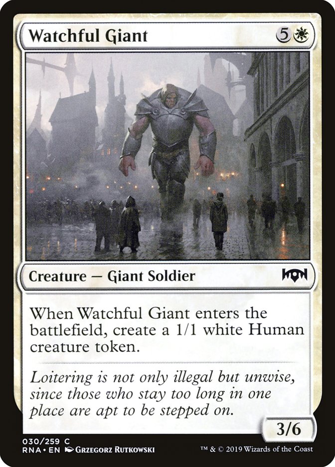 Watchful Giant [Ravnica Allegiance] | I Want That Stuff Brandon