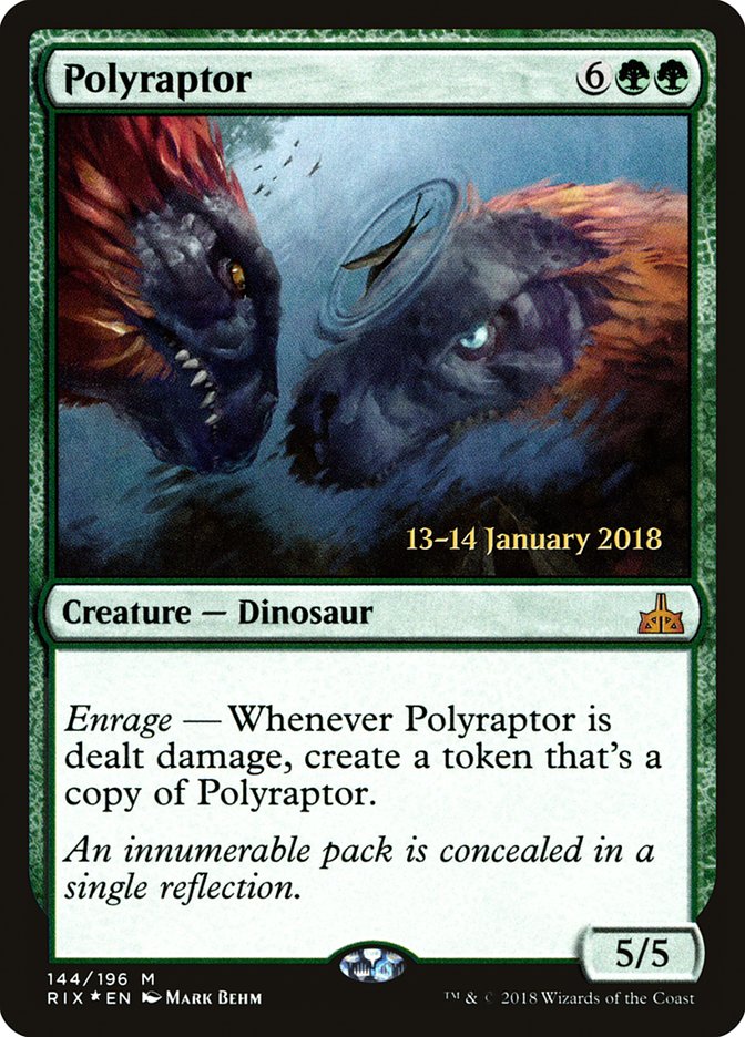 Polyraptor [Rivals of Ixalan Prerelease Promos] | I Want That Stuff Brandon