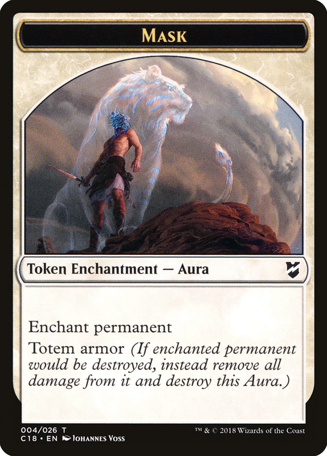 Mask Token [Commander 2018 Tokens] | I Want That Stuff Brandon