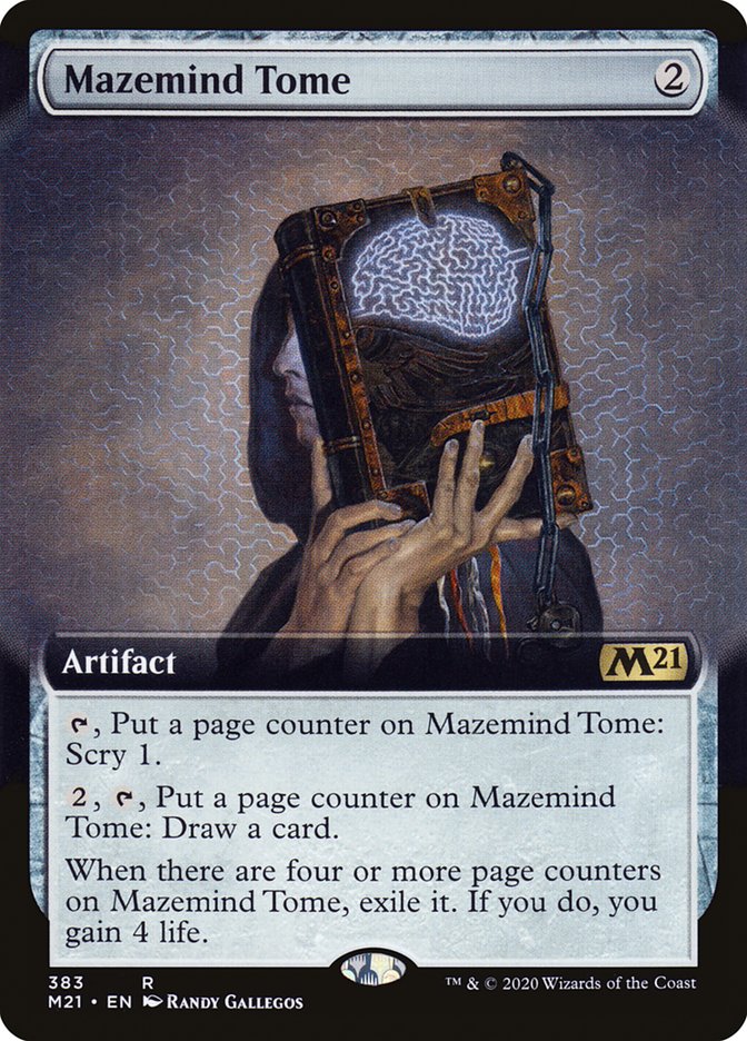 Mazemind Tome (Extended Art) [Core Set 2021] | I Want That Stuff Brandon