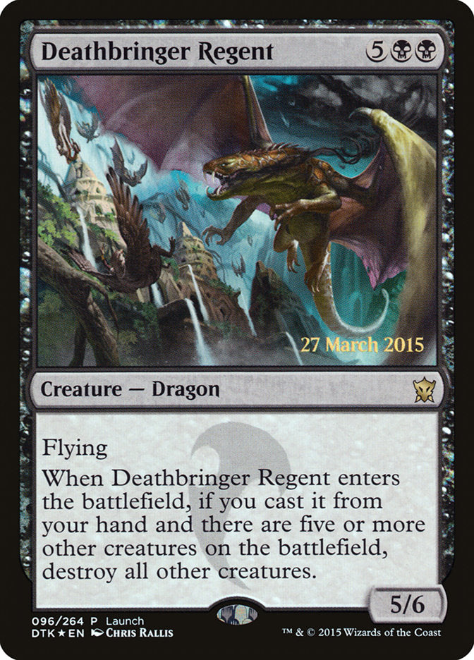 Deathbringer Regent (Launch) [Dragons of Tarkir Prerelease Promos] | I Want That Stuff Brandon