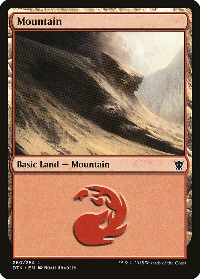 Mountain (260) [Dragons of Tarkir] | I Want That Stuff Brandon