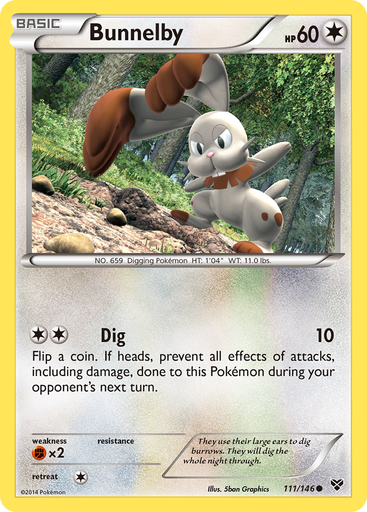 Bunnelby (111/146) [XY: Base Set] | I Want That Stuff Brandon