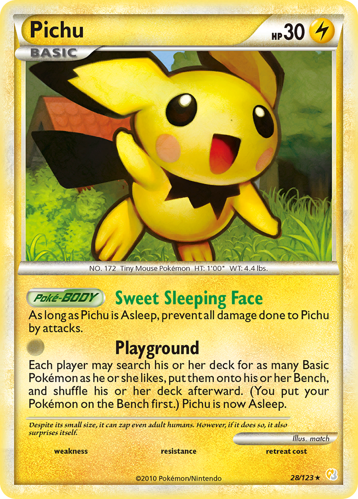 Pichu (28/123) [HeartGold & SoulSilver: Base Set] | I Want That Stuff Brandon