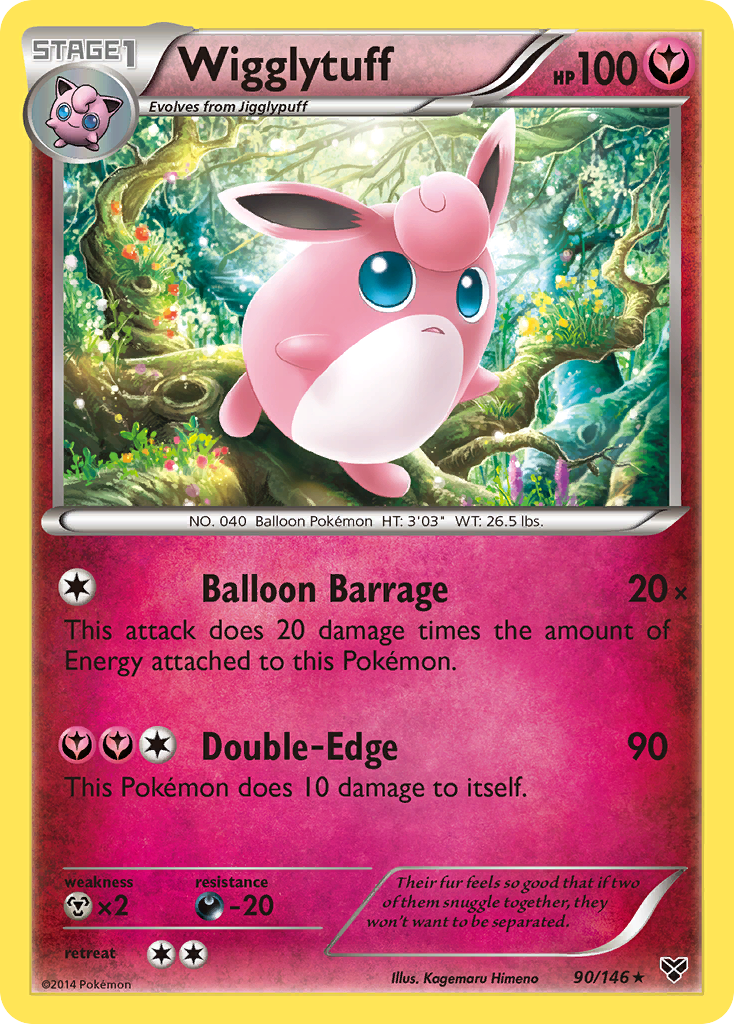 Wigglytuff (90/146) [XY: Base Set] | I Want That Stuff Brandon