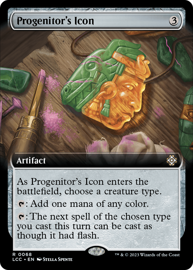 Progenitor's Icon (Extended Art) [The Lost Caverns of Ixalan Commander] | I Want That Stuff Brandon