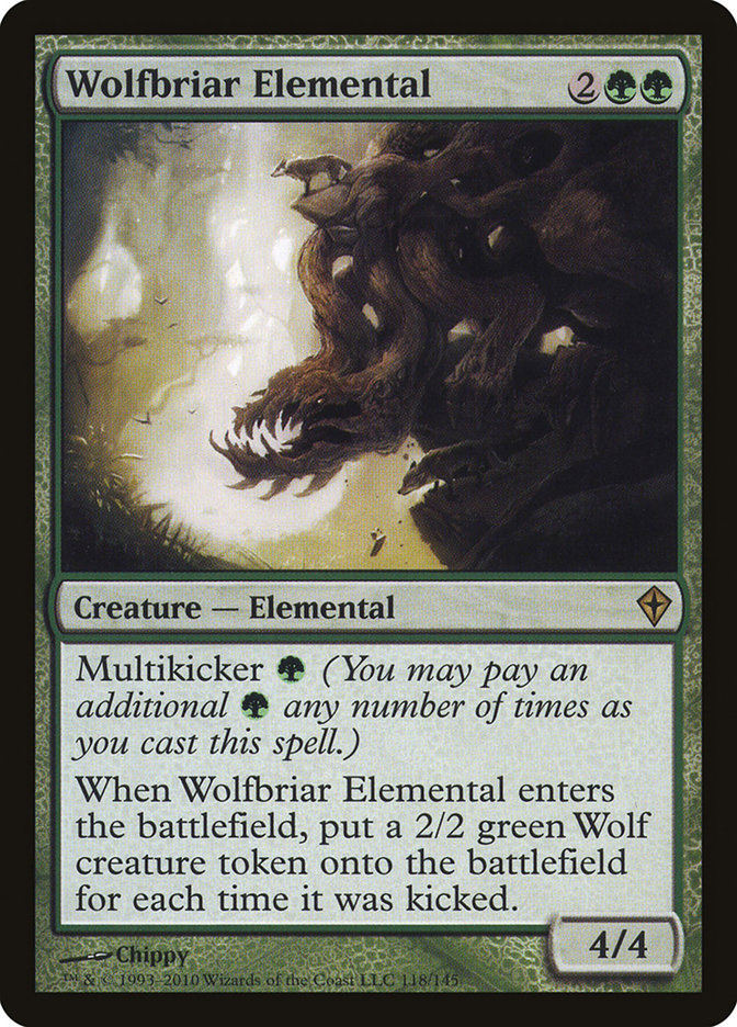 Wolfbriar Elemental [Worldwake] | I Want That Stuff Brandon