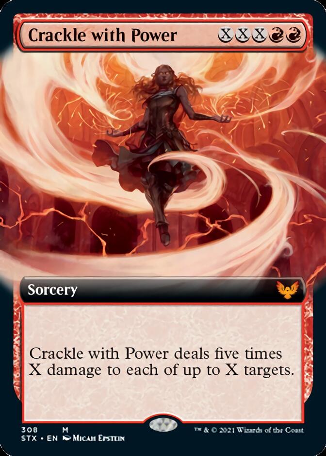 Crackle with Power (Extended Art) [Strixhaven: School of Mages] | I Want That Stuff Brandon