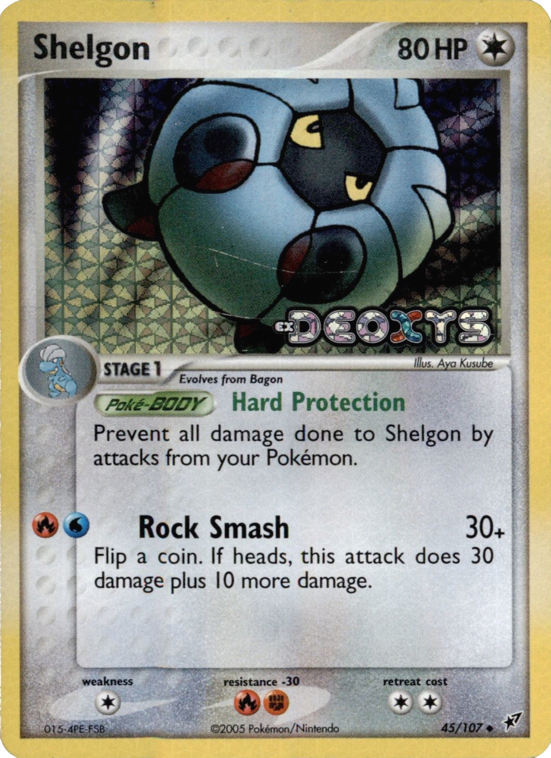 Shelgon (45/107) (Stamped) [EX: Deoxys] | I Want That Stuff Brandon