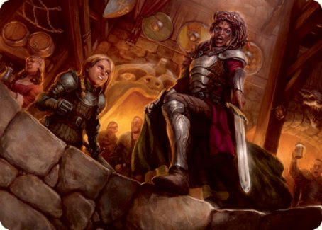 Veteran Dungeoneer Art Card [Dungeons & Dragons: Adventures in the Forgotten Realms Art Series] | I Want That Stuff Brandon