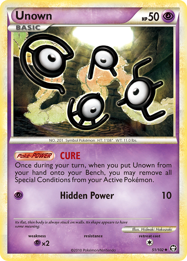 Unown (51/102) [HeartGold & SoulSilver: Triumphant] | I Want That Stuff Brandon