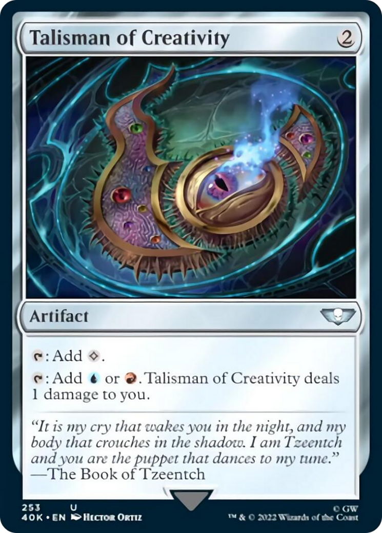 Talisman of Creativity [Warhammer 40,000] | I Want That Stuff Brandon