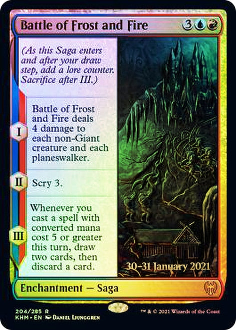 Battle of Frost and Fire [Kaldheim Prerelease Promos] | I Want That Stuff Brandon