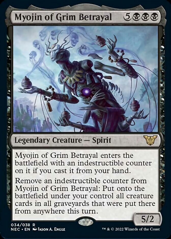 Myojin of Grim Betrayal [Kamigawa: Neon Dynasty Commander] | I Want That Stuff Brandon