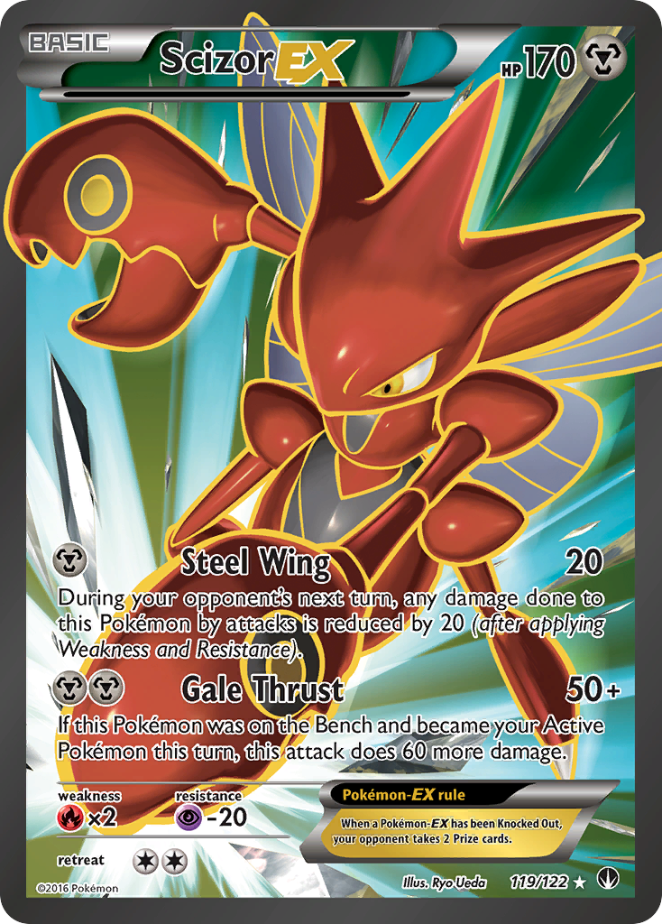 Scizor EX (119/122) [XY: BREAKpoint] | I Want That Stuff Brandon