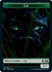 Cat (011) // Zombie Double-Sided Token [Core Set 2021 Tokens] | I Want That Stuff Brandon