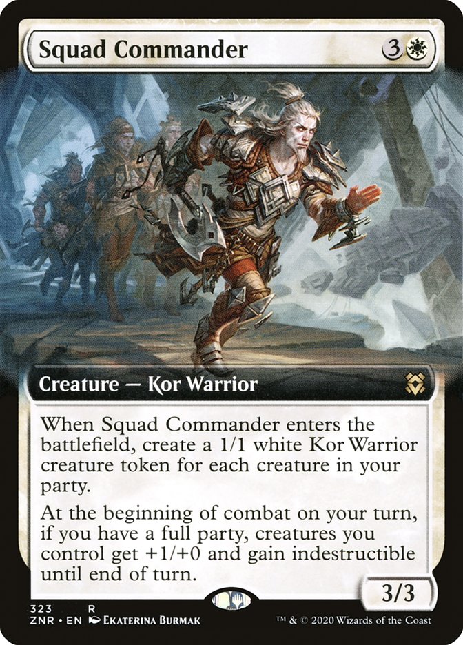 Squad Commander (Extended Art) [Zendikar Rising] | I Want That Stuff Brandon