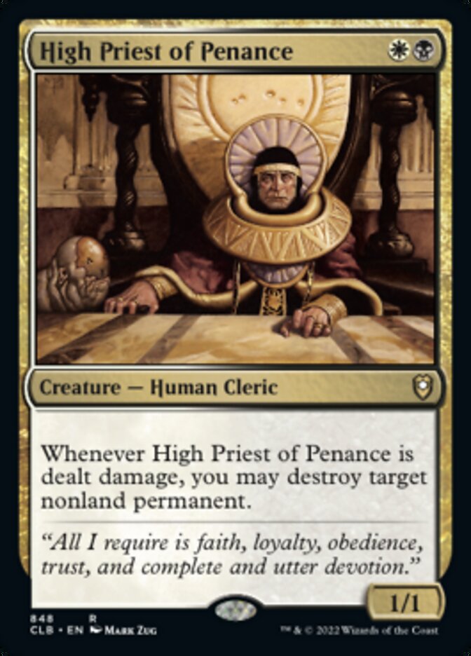 High Priest of Penance [Commander Legends: Battle for Baldur's Gate] | I Want That Stuff Brandon