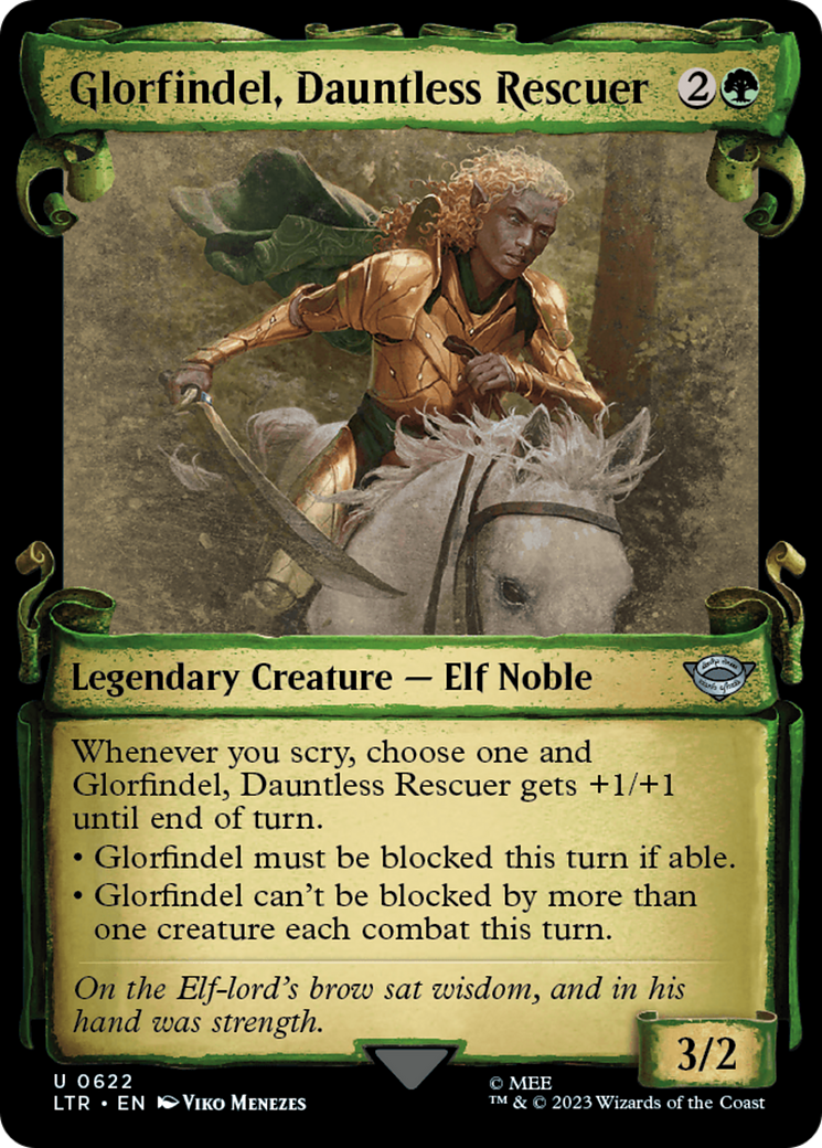 Glorfindel, Dauntless Rescuer [The Lord of the Rings: Tales of Middle-Earth Showcase Scrolls] | I Want That Stuff Brandon