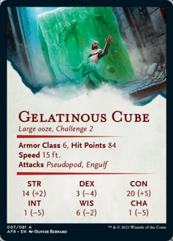 Gelatinous Cube Art Card [Dungeons & Dragons: Adventures in the Forgotten Realms Art Series] | I Want That Stuff Brandon