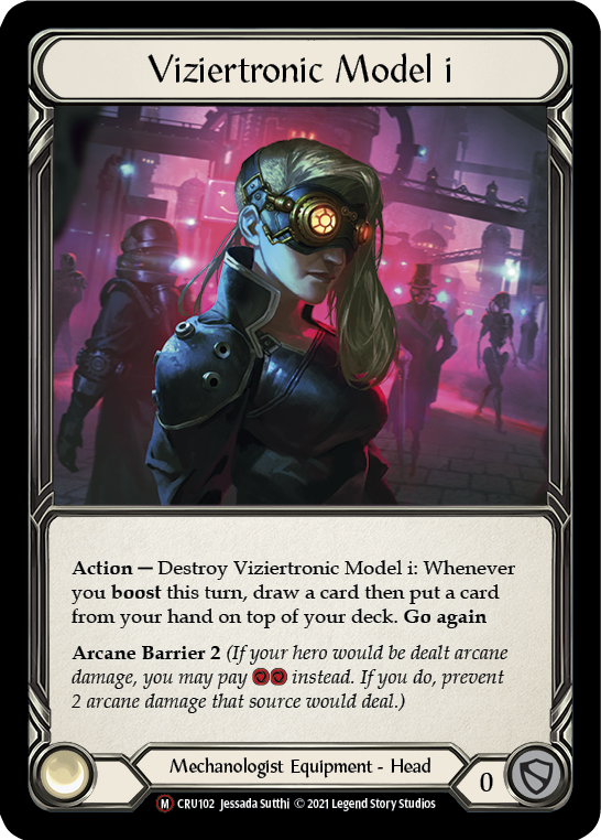 Viziertronic Model i (Rainbow Foil) [CRU102-RF] Unlimited Rainbow Foil | I Want That Stuff Brandon