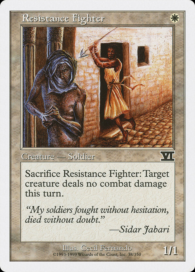 Resistance Fighter [Classic Sixth Edition] | I Want That Stuff Brandon