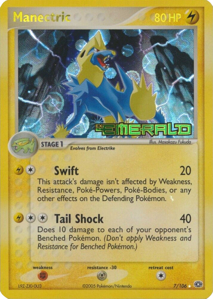 Manectric (7/106) (Stamped) [EX: Emerald] | I Want That Stuff Brandon