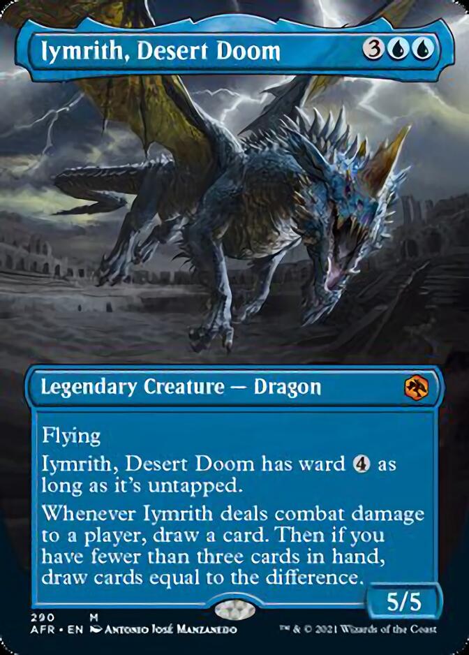 Iymrith, Desert Doom (Borderless Alternate Art) [Dungeons & Dragons: Adventures in the Forgotten Realms] | I Want That Stuff Brandon